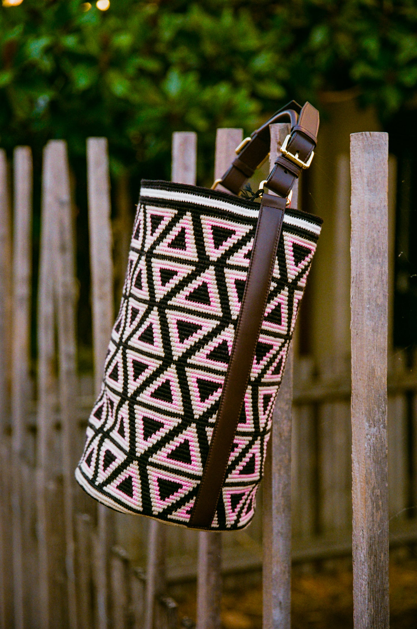 From my Heart/ Hand woven Maxi Cylinder Bag