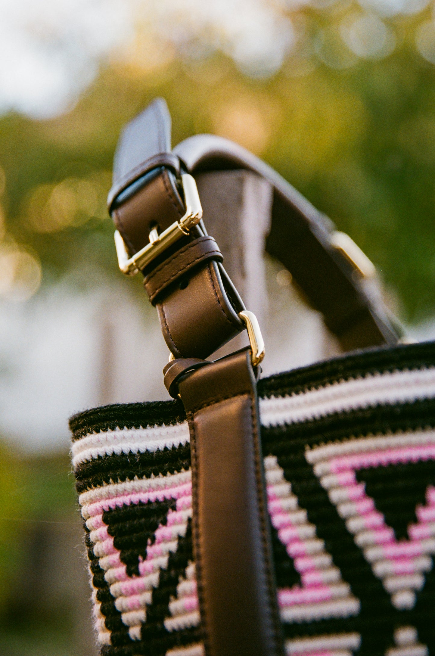 From my Heart/ Hand woven Maxi Cylinder Bag